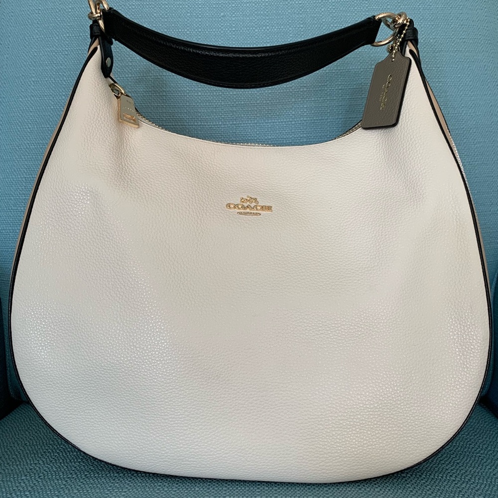 EUC Coach Multi-Color Leather Hobo